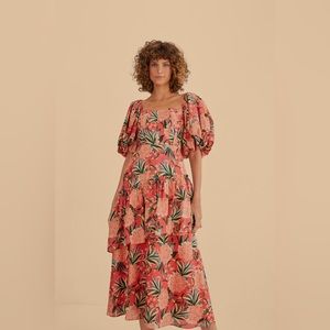 Farm Rio Pineapple Bloom Dress